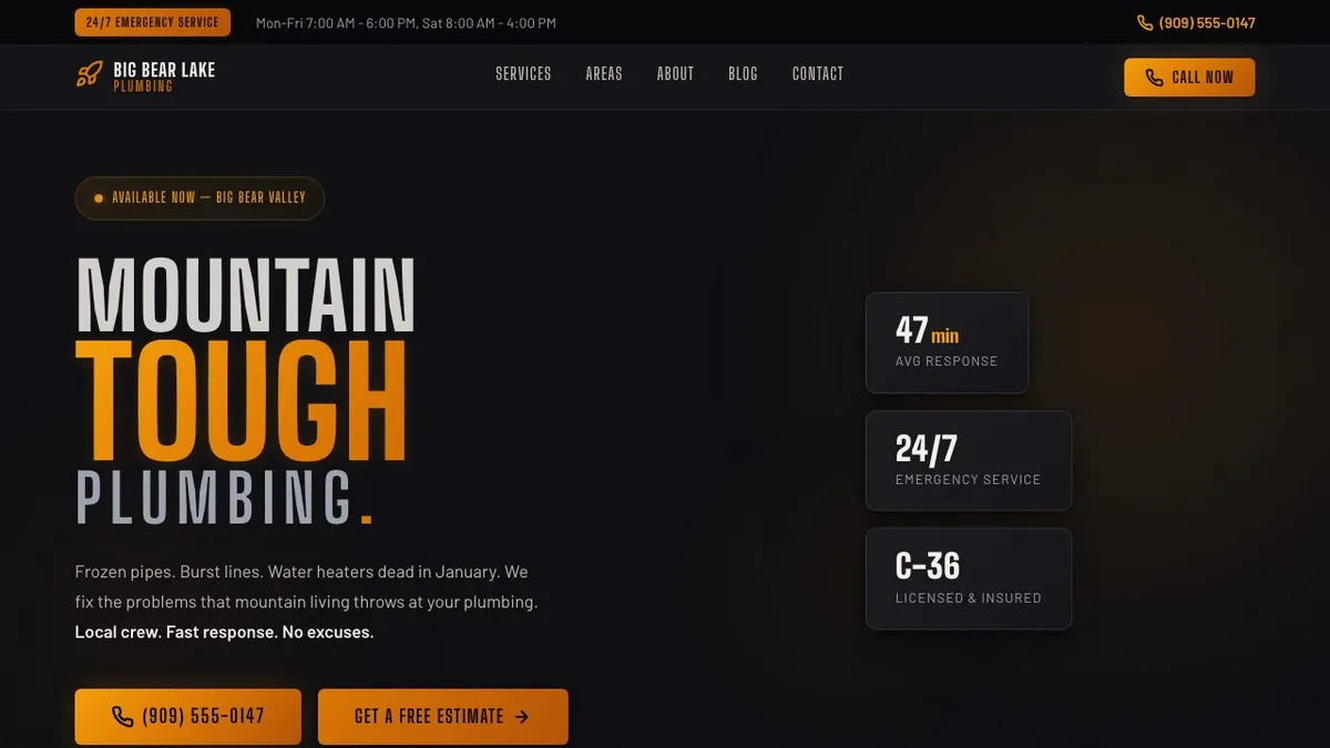 Demo website — your business could look like this